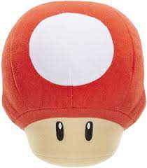 Super Mario: Red Power Up Mushroom Plush