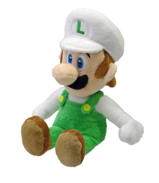 Super Mario: All Star - Fire Luigi 8" Plush