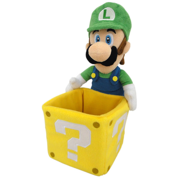 Super Mario: All Star - Luigi Holding Coin Block 10" Plush