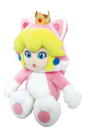 Super Mario: 3D World Series - Neko Cat Peach 10" Plush