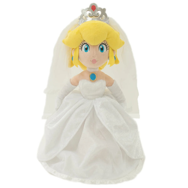 Super Mario: All Star - Peach Bride 14" Plush (Wedding Style)