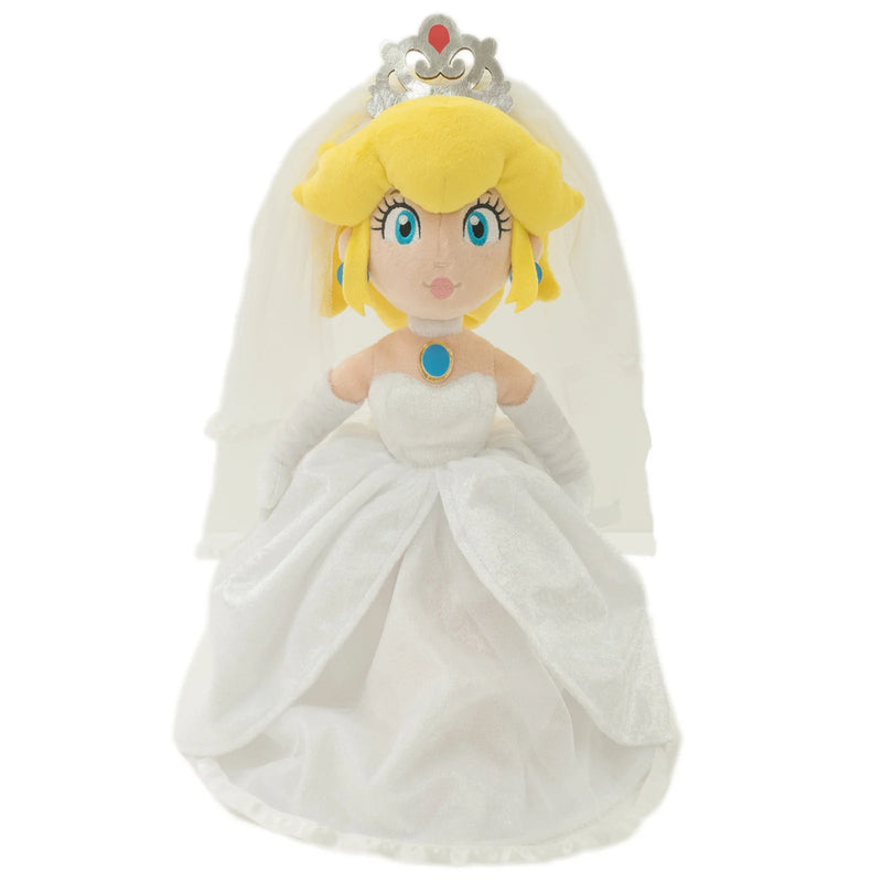 Super Mario: All Star - Peach Bride 14" Plush (Wedding Style)