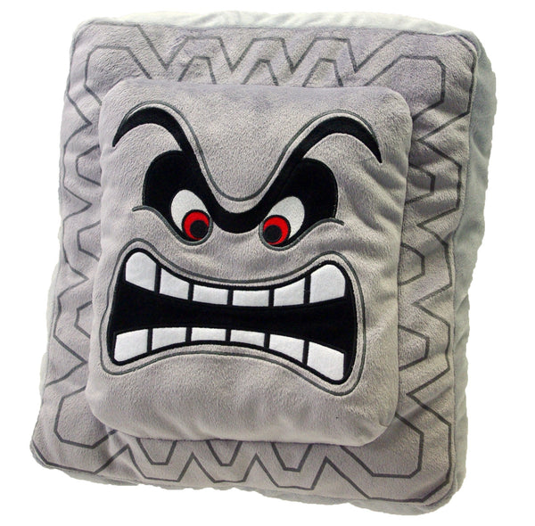 Super Mario: Thwomp 12" Pillow Plush