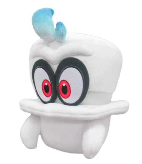 Super Mario: All Star - White Cappy 8" Plush (Normal Form)