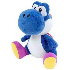 Super Mario: All Star - Yoshi 7" Plush (Dark Blue)