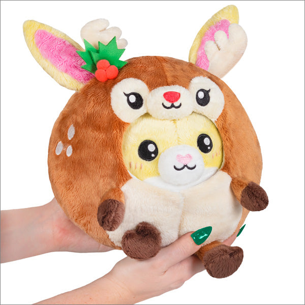 Squishable: Undercover Bunny in Reindeer Plush