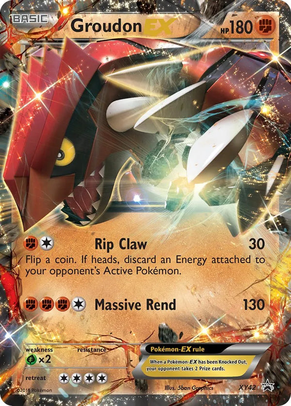 Groudon EX XY42 Promo Code