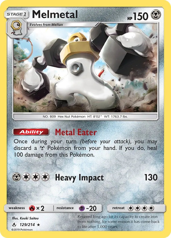 Melmetal 129/214 Holo PTCGL Promo Code