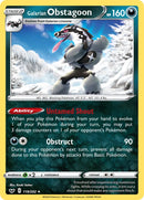 PTCGL Code: Galarian Obstagoon 119/202 Holo Promo