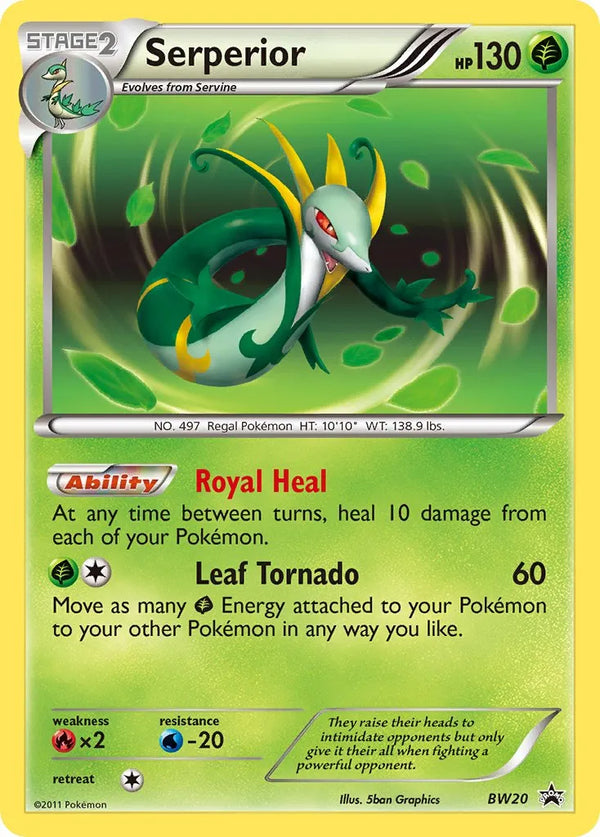 Serperior BW20 PTCGL Promo Code