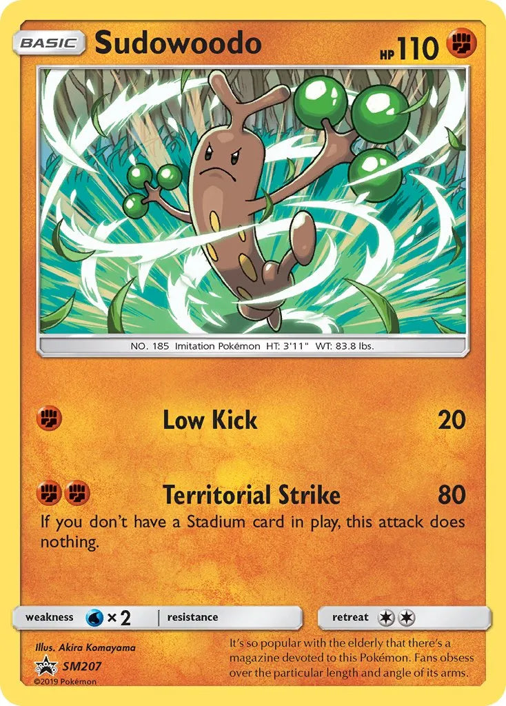 Sudowoodo SM207 - PTCGL Promo Code