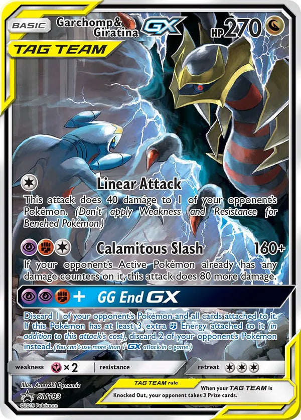 PTCGL Code: Garchomp & Giratina-GX SM193 Promo - Garchomp & Giratina