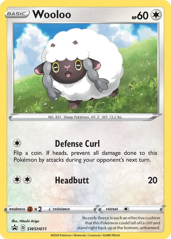 Wooloo SWSH011 - PTCGL Promo Code