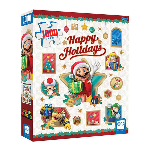 Super Mario: Happy Holiday Puzzle (1000pc)