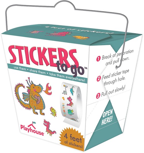 Stickers to Go: Dragons