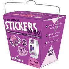 Stickers to Go: Scratch & Sniff - Grape