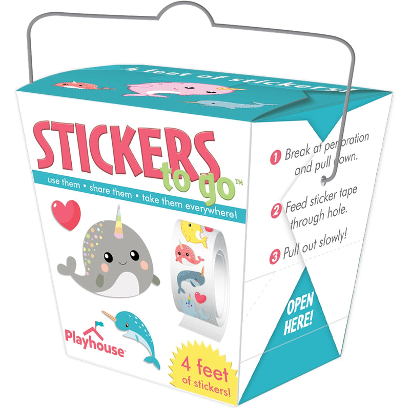 Stickers to Go: Narwhals