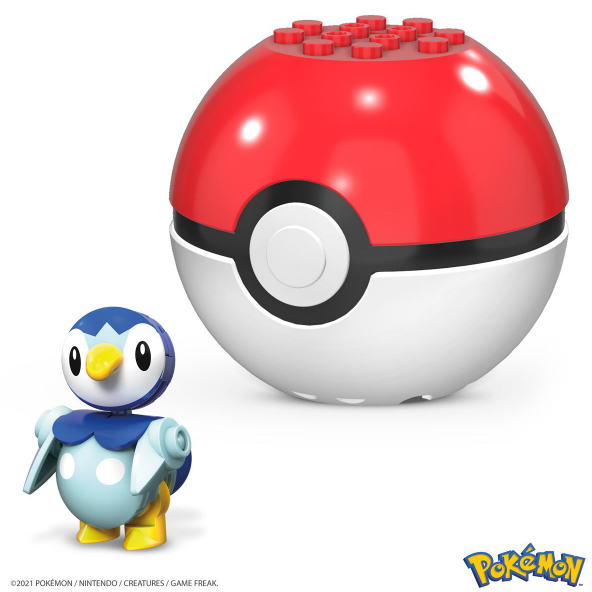 Pokemon: Mega Construx - Series 15 Pokeball (Piplup)