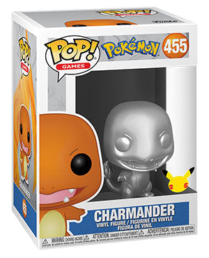 Pokemon: Funko Pop! - Charmander #455 (Silver)