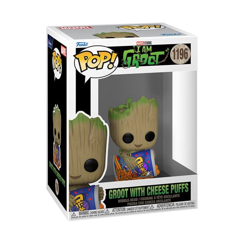 Marvel: Funko Pop! - Groot With Cheese Puffs #1196