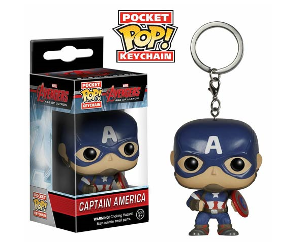 Marvel: Funko Pop! Keychain - Avengers Age of Ultron Captain America
