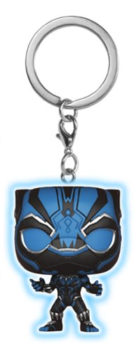 Marvel: Funko Pop! Keychain - Black Panther Blue Glow