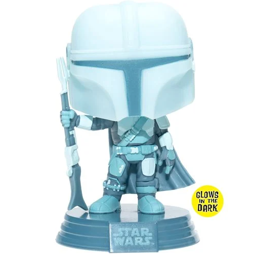 Star Wars: Funko Pop! - The Mandalorian Hologram GITD