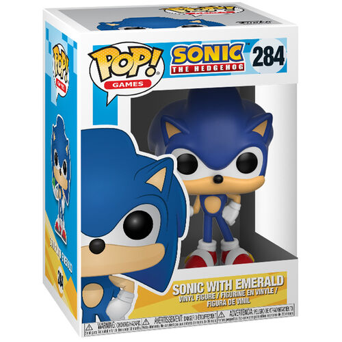 Sonic The Hedgehog: Funko Pop! - Sonic with Emerald #284