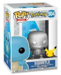 Pokemon: Funko Pop! - Squirtle #504 (Silver)