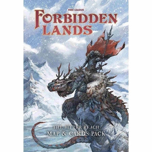 Forbidden Lands: The Bitter Reach Map & Card Pack
