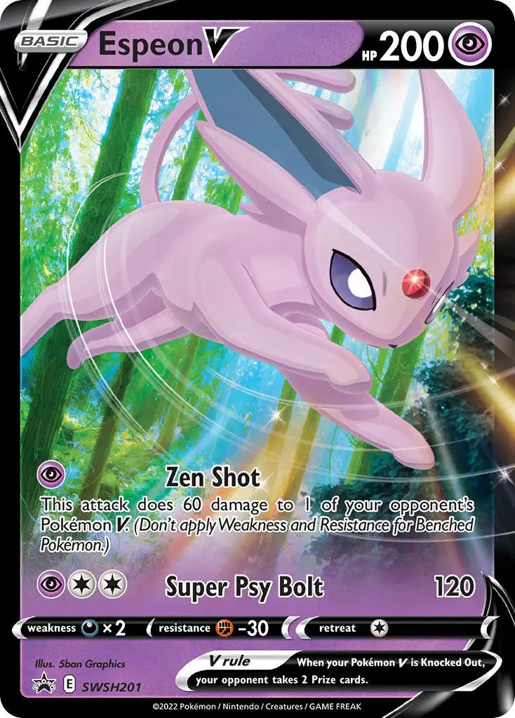 PTCGL Code: Espeon V SWSH201 Promo Code