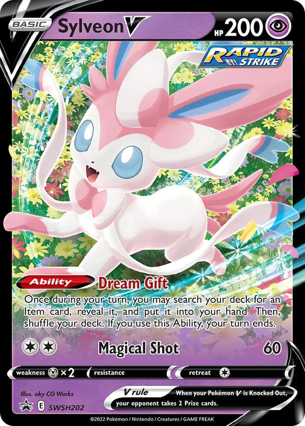 Sylveon V SWSH202 PTCGL Promo Code