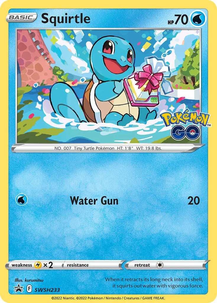 Squirtle SWSH233 PTCGL Promo Code