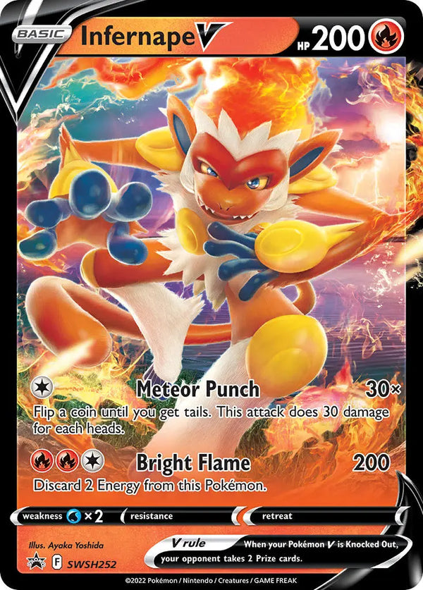 PTCGL Code: Infernape V SWSH252 Promo Code